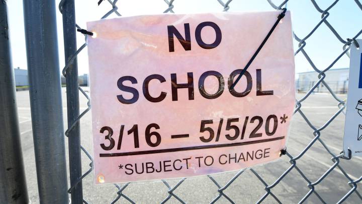 Coronavirus: Which US states could re-open schools first?