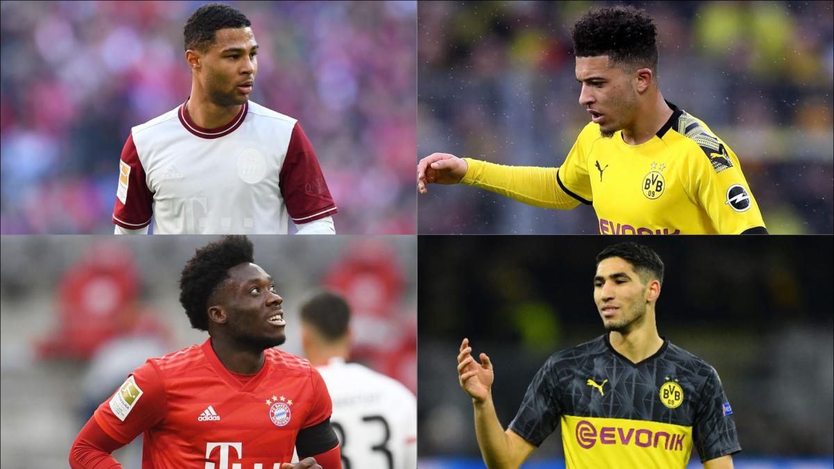 Dortmund v Bayern: Hakimi and Sancho, Davies and Gnabry - Europe's most exciting wing partnerships