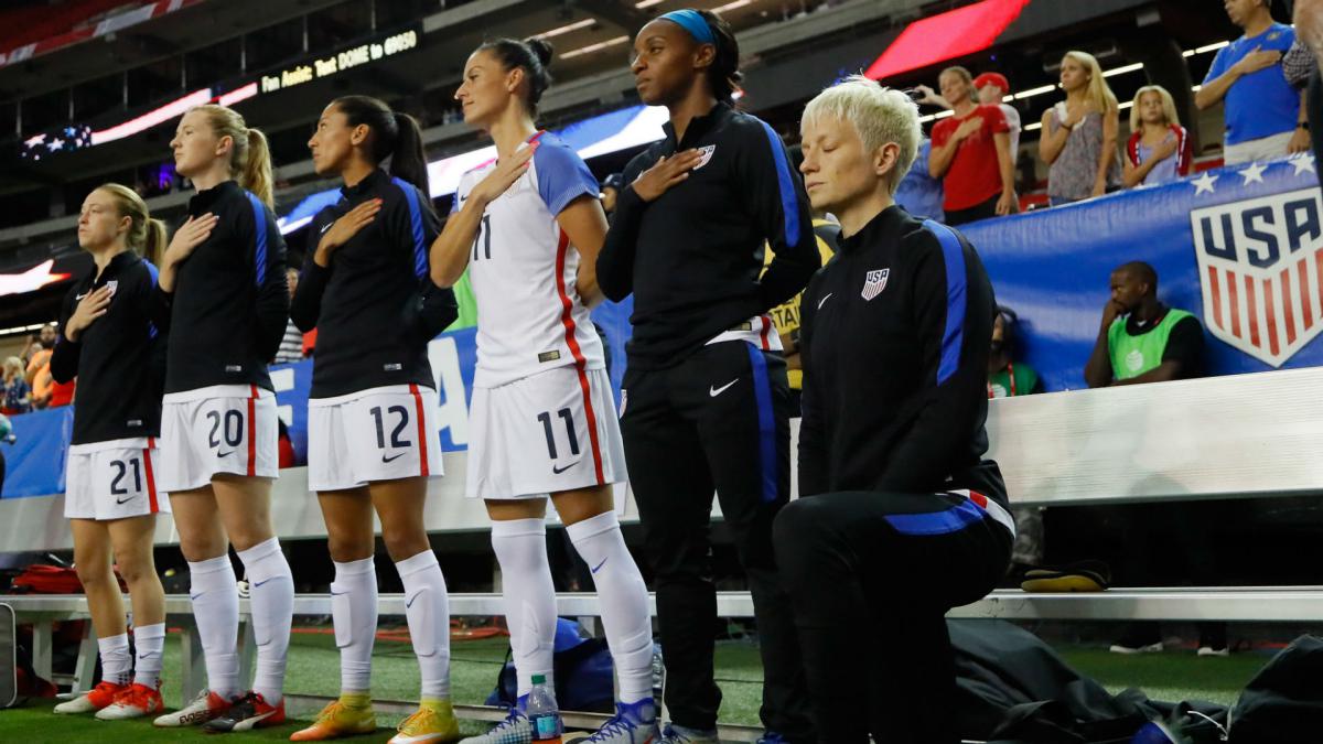 U.S. Soccer lifts ban on kneeling for anthem