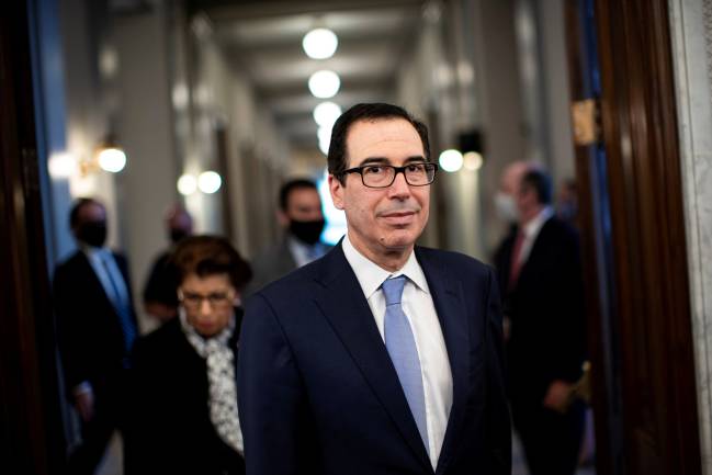 Key player | Steven Mnuchin, US Treasury secretary.
