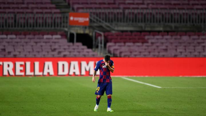 Leo Messi scored the 700th goal of his career but it was not enough to prevent Barcelona dropping points again as they bid to hold Real Madrid at bay.