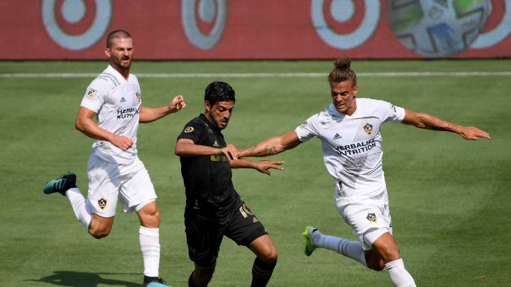 Carlos Vela injured as LAFC fall to rivals LA Galaxy