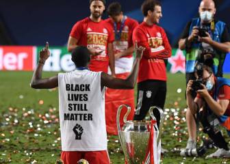 Alaba wore Black Lives Matter shirt during Champions League celebration