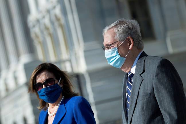 Key players | Speaker of the House Nancy Pelosi (D-CA) and Senate Majority Leader Mitch McConnell (R-KY).