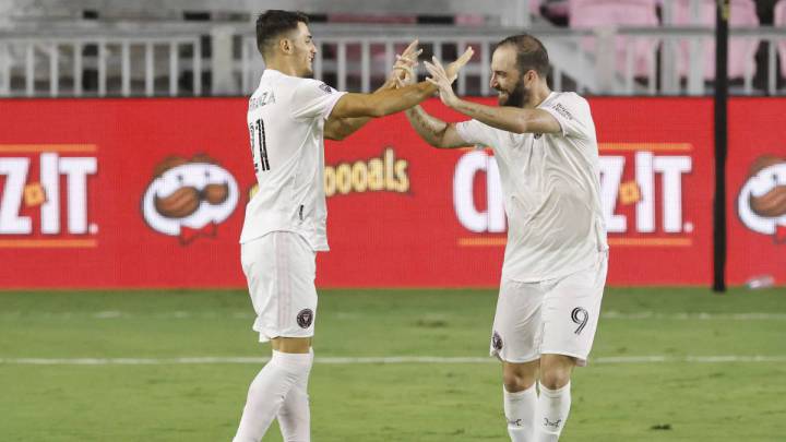 Gonzalo Higuaín scores first goal in Major League Soccer