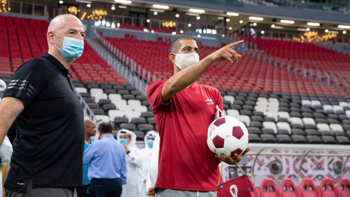 Infantino impressed by Al Bayt stadium and Qatar's World Cup progress