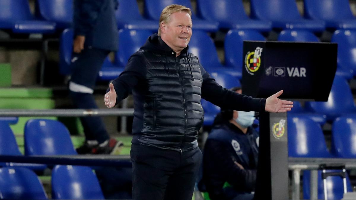 Barca boss Koeman hits out at 'lack of respect' in loss to Getafe