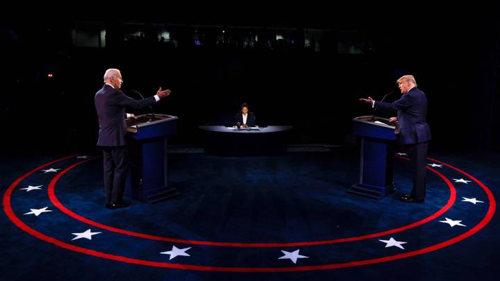 What did Trump and Biden say about North Korea, Russia, China and Iran in the debate?