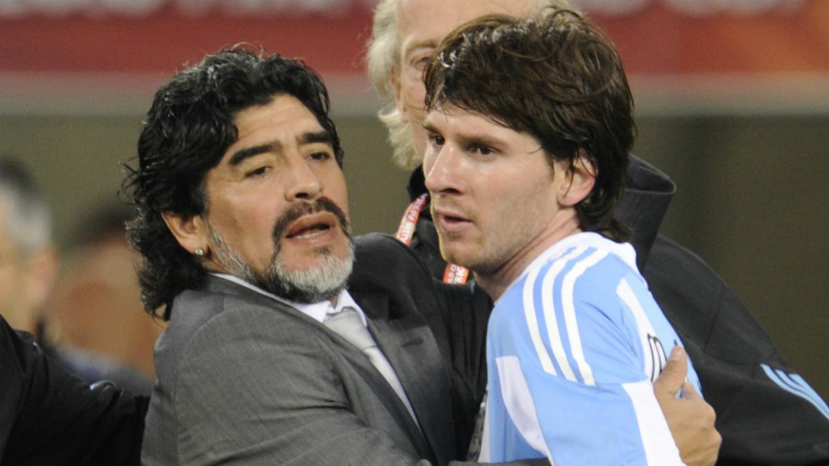 Messi wishes Maradona 'all the strength in the world' after brain surgery