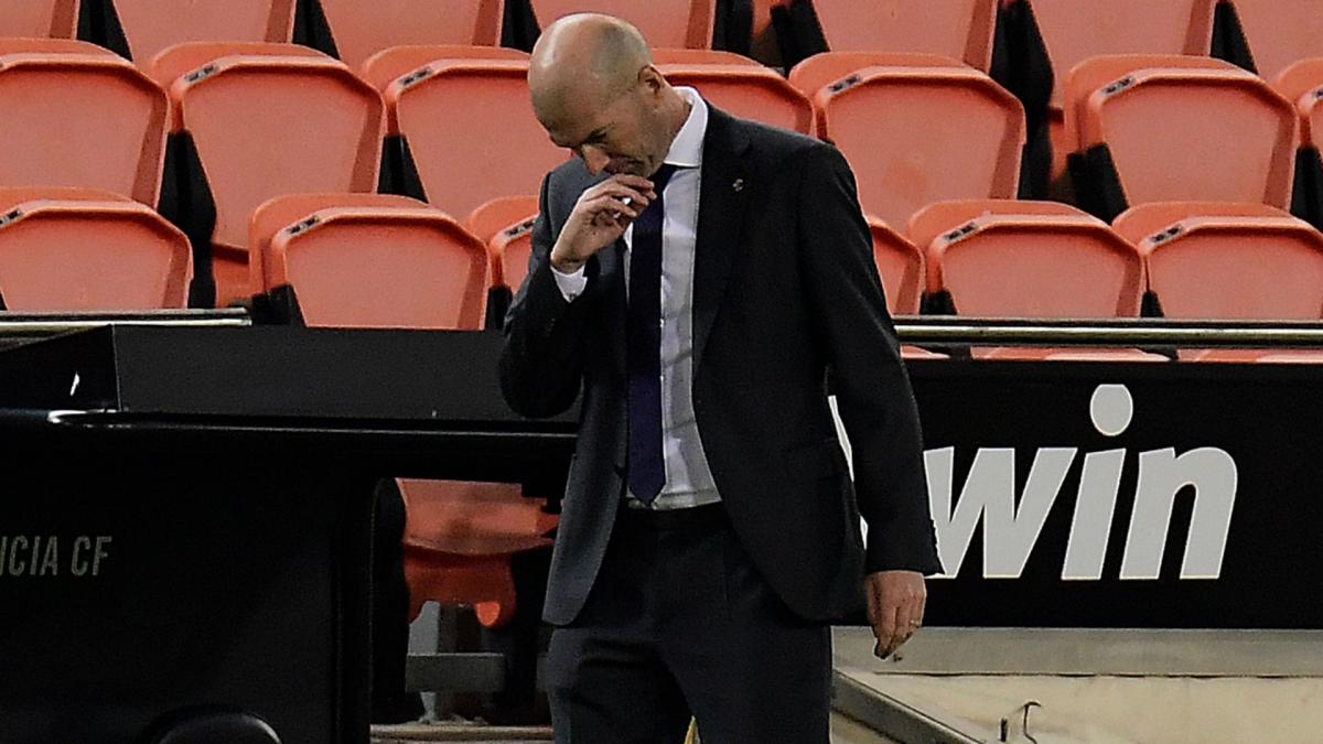 Zidane takes the blame for humiliating defeat at Valencia