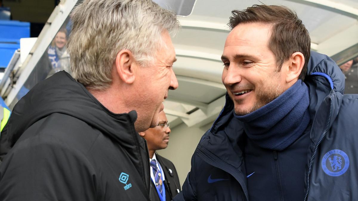 Lampard relishing Ancelotti reunion as Chelsea head to Everton