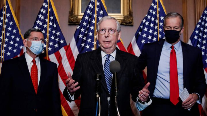 What did Mitch McConnell say about Biden's victory?