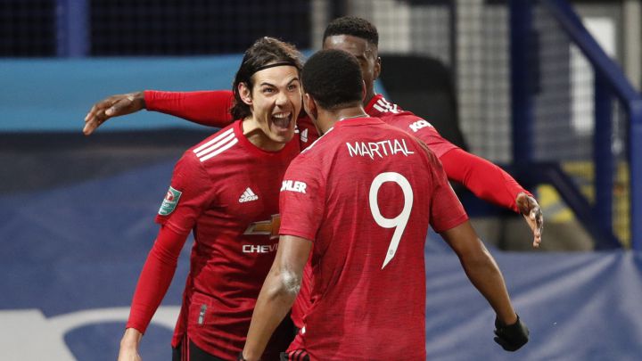 United set to face City in semi-final after late win over Everton