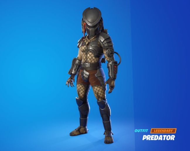 predator skin fortnite
