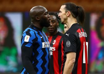 Lukaku and Ibrahimovic go head-to-head...literally! Inter-Milan