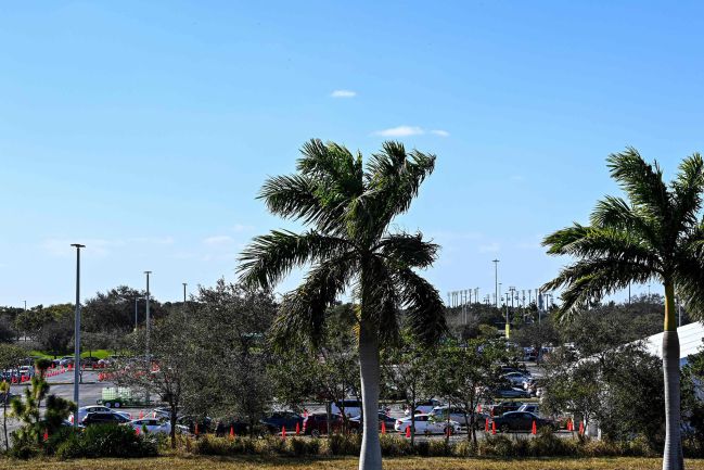 Sunny in February | Hard Rock Stadium in Miami, Florida.