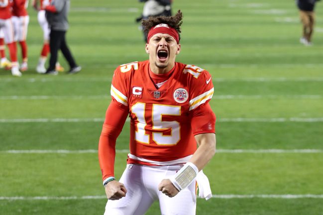 Patrick Mahomes #15 of the Kansas City Chiefs