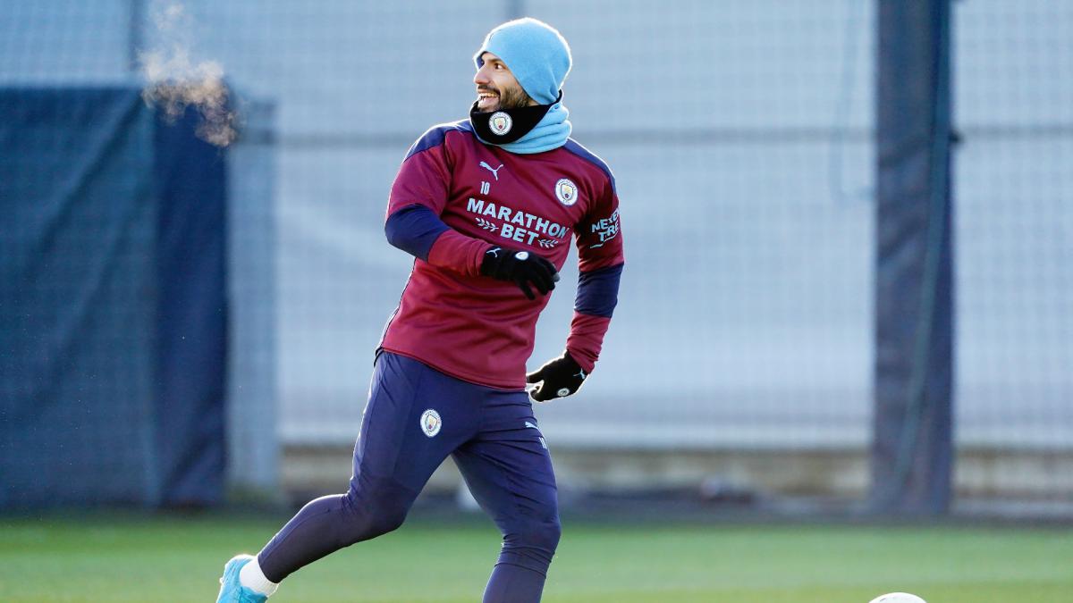 Aguero 'feeling better every day' but Guardiola still unsure on comeback date