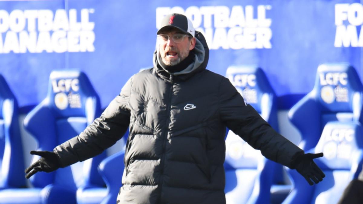 Leicester equaliser a clear offside, says bemused Liverpool boss Klopp