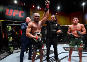 Usman makes history after retaining UFC title with brutal TKO against Burns