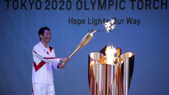 Olympic torch relay finishes its first day in Fukushima