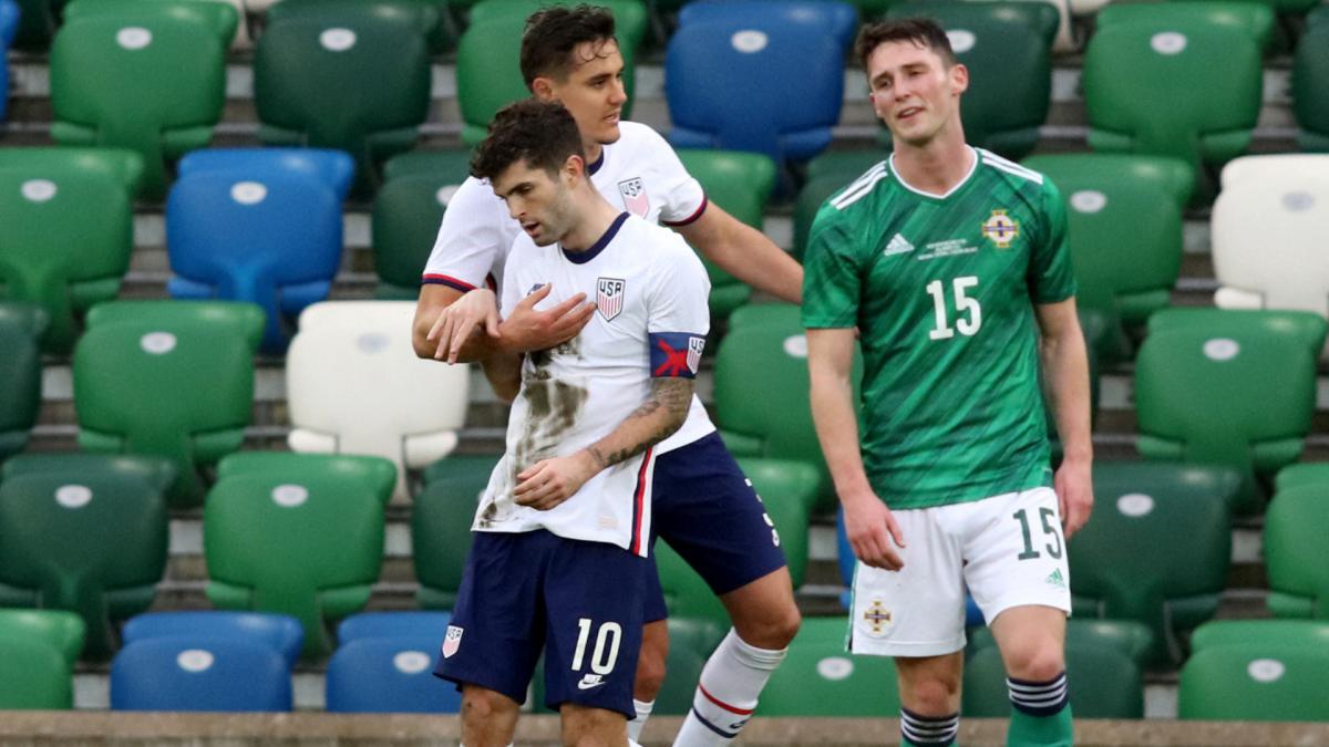 Northern Ireland 1-2 USA: Reyna, Pulisic goals earn visitors friendly win