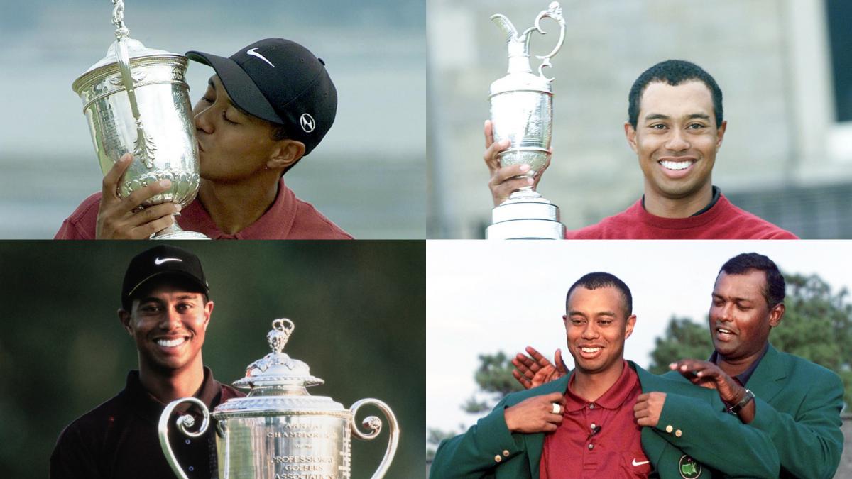 The Masters: 20 years on from Woods' 'Tiger Slam'