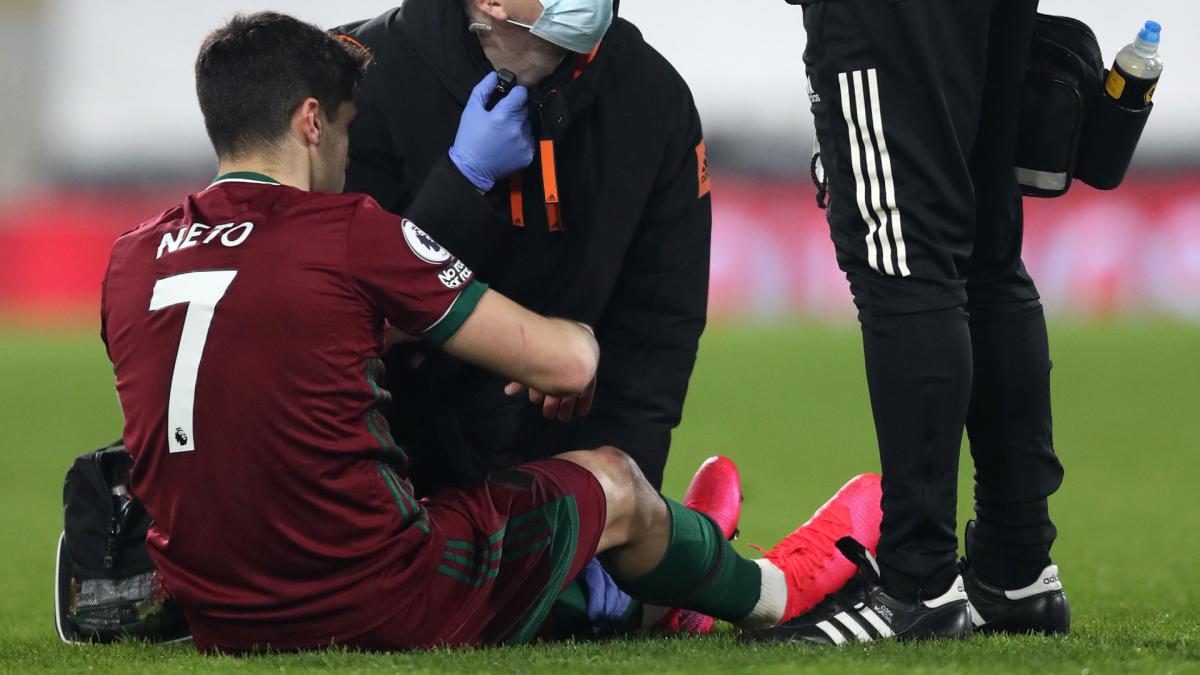 Neto a Euros doubt after Wolves rule forward out for season