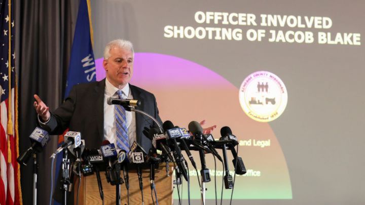 Why were no charges brought against the police officer who shot Jacob Blake?