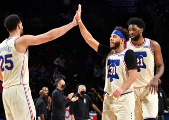 76ers take top spot in east with Nets win