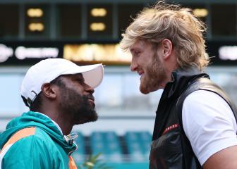 Mayweather faces off with both Paul brothers ahead of June fight