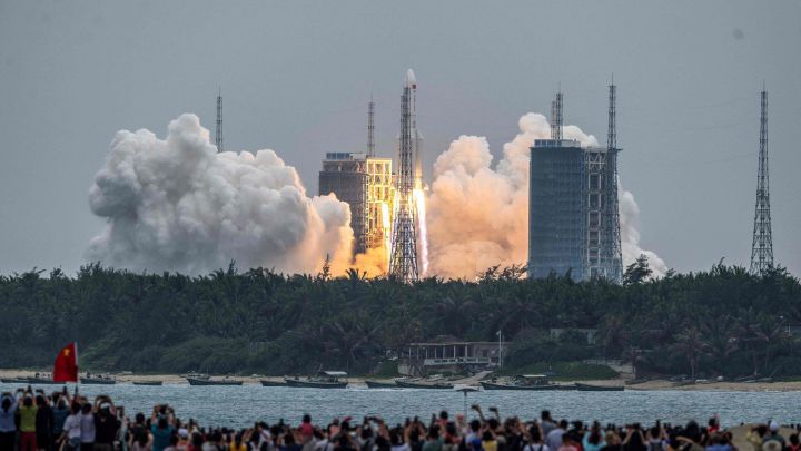 Chinese rocket Long March 5B: why was it out of control and falling?