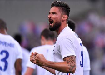 Giroud makes history by gaining 100th cap for France