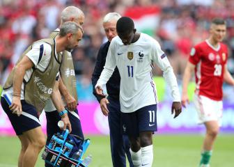 France's Dembélé to miss rest of Euro 2020 with knee injury
