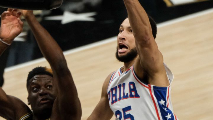 Simmons' 76ers future in doubt as Embiid points the finger