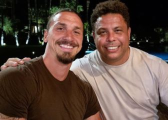 Zlatan meets Ronaldo on holiday