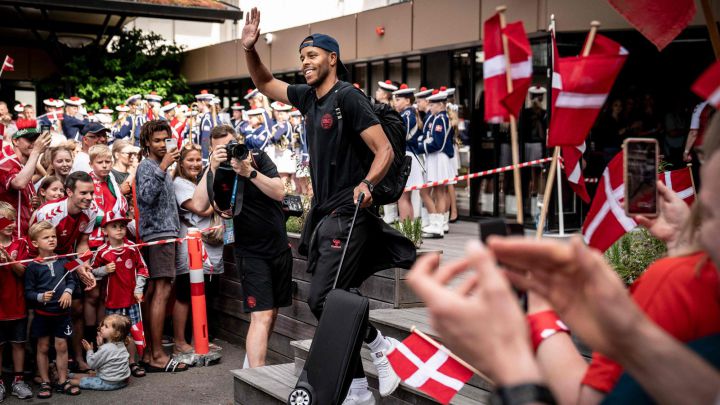 How many Euro finals has Denmark played and won?
