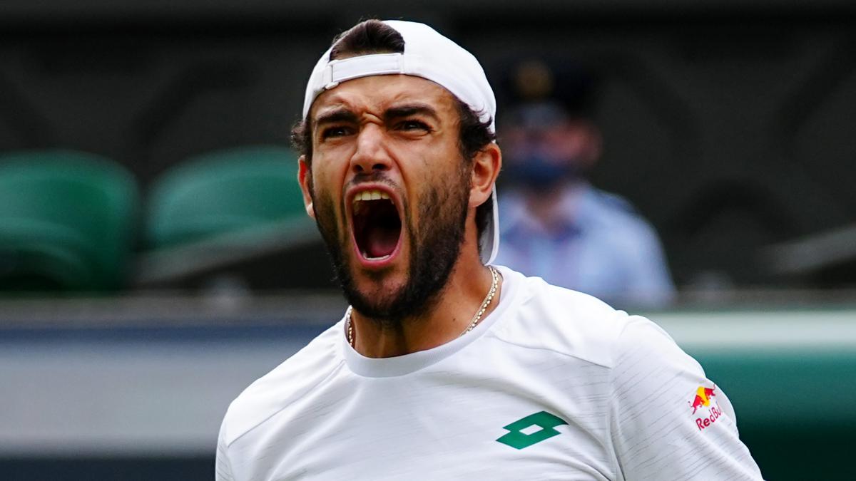 Wimbledon: Berrettini fends off Hurkacz to raise prospect of dream double for Italy
