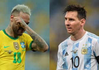 Messi and Neymar in Copa América Team of the Tournament