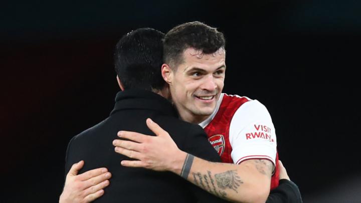 Arteta declares Xhaka will stay at Arsenal as Partey suffers injury