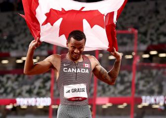 De Grasse succeeds Bolt as McLaughlin breaks record