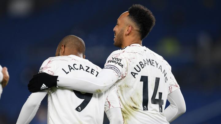 Arsenal confirm Aubameyang and Lacazette have been absent due to COVID