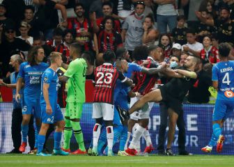 Rivere blames Marseille players for chaos that ensued during the game