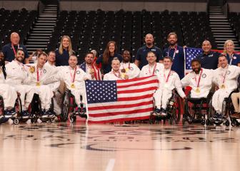 USA sign off with wheelchair basketball gold