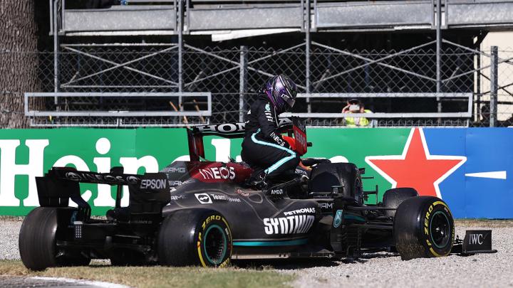 Someone was watching over me today – Hamilton 'so grateful' after escaping Verstappen crash unscathed
