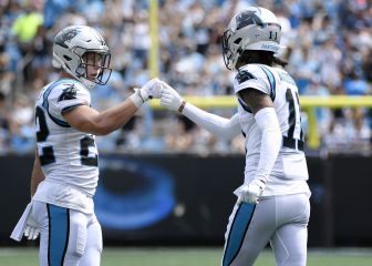 Darnold and Moore dominate after McCaffrrey injury