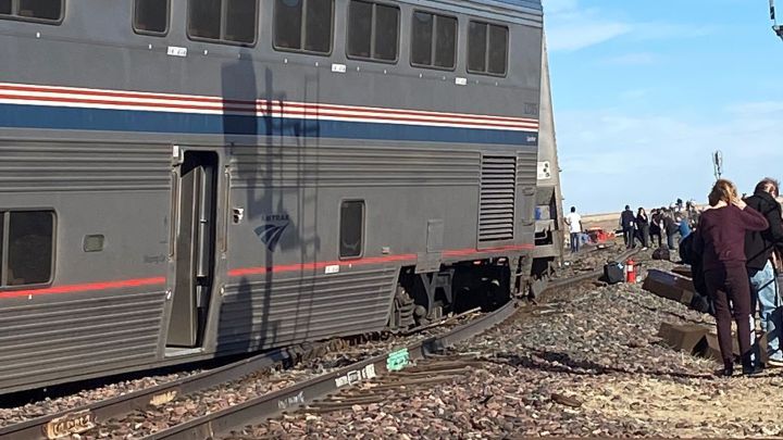 What caused the Amtrak train derailment?