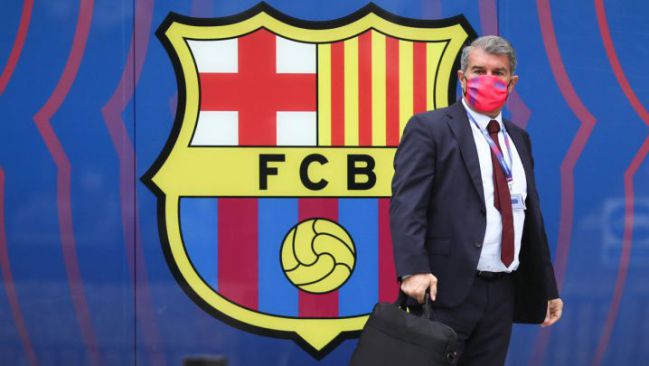 Barcelona president, Joan Laporta