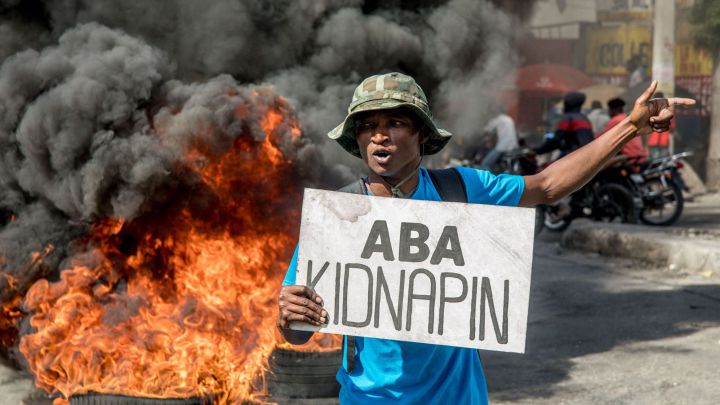 Why is there a surge in kidnappings in Haiti?