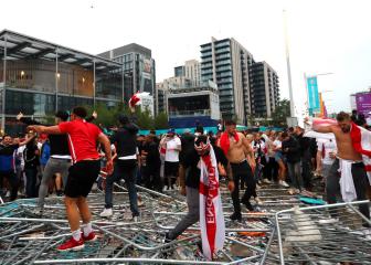 England given fine, stadium ban for Euro 2020 final crowd trouble